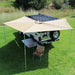 eezi-awn-bat-270-awning-beige-open-back-top-corner-view-on-land-cuiser-with-table-and-chair-in-nature