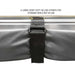 overland-vehicle-systems-nomadic-awning-6.5-ft-gray-closed-close-up-view-with-vcelcro-straps-on-white-background