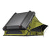 23zero-armadillo-ax2-aluminum-hard-shell-roof-top-tent-open-rear-corner-view-with-roof-bars-on-white-background