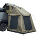 23zero-armadillo-x2-and-x3-annex-and-privacy-shelter-open-front-corner-view-on-vehicle-on-white-background