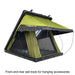 23zero-kabari-3.0-sleek-wedge-hard-shell-roof-top-tent-open-front-corner-view-with-gas-struts-on-white-background