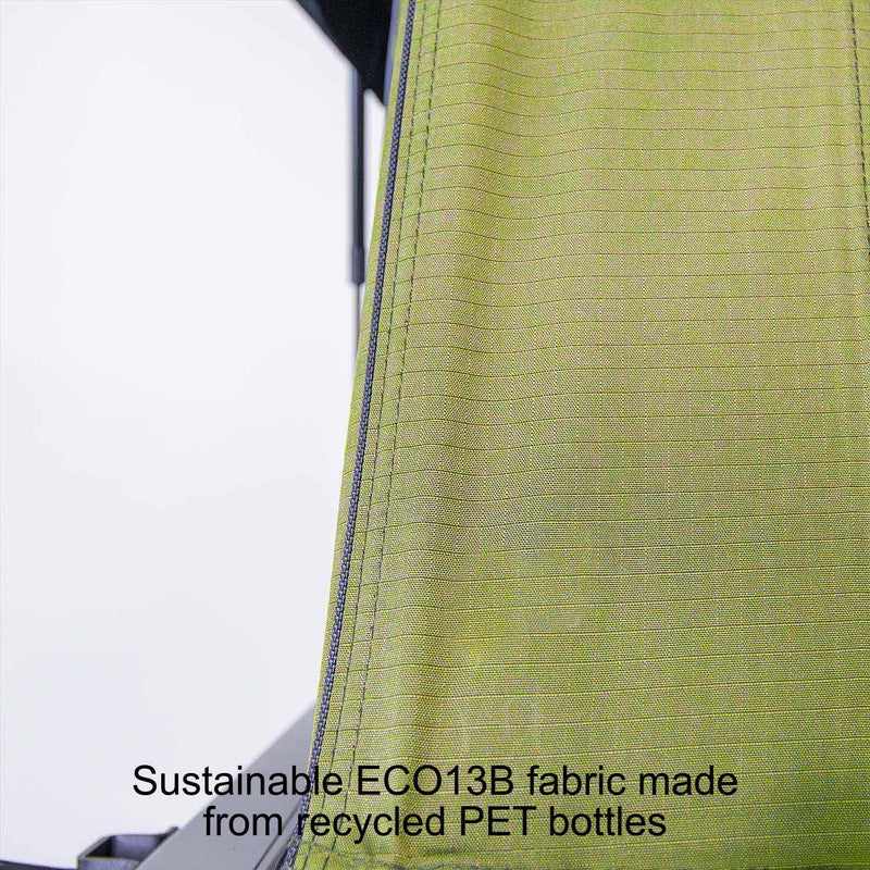 23zero-kabari-xl-wedge-hard-shell-roof-top-tent-open-close-up-view-with-eco13b-fabric-on-white-background