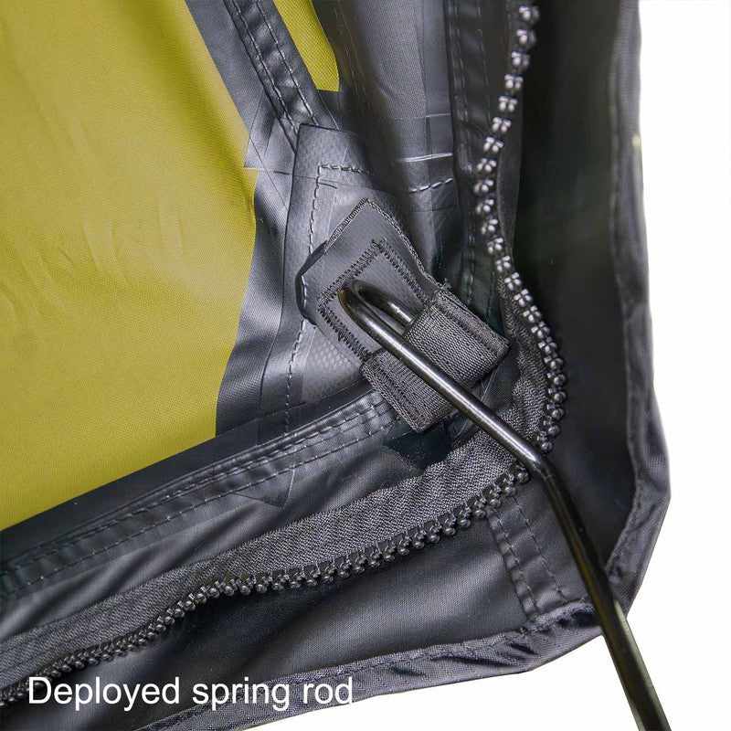 23zero-kabari-xl-wedge-hard-shell-roof-top-tent-open-close-up-view-with-spring-rod-on-white-background