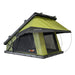 23zero-kabari-xl-wedge-hard-shell-roof-top-tent-open-front-corner-view-with-logo-on-mesh-window-on-white-background