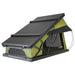 23zero-kabari-xl-wedge-hard-shell-roof-top-tent-open-rear-corner-view-with-gas-strut-on-white-background