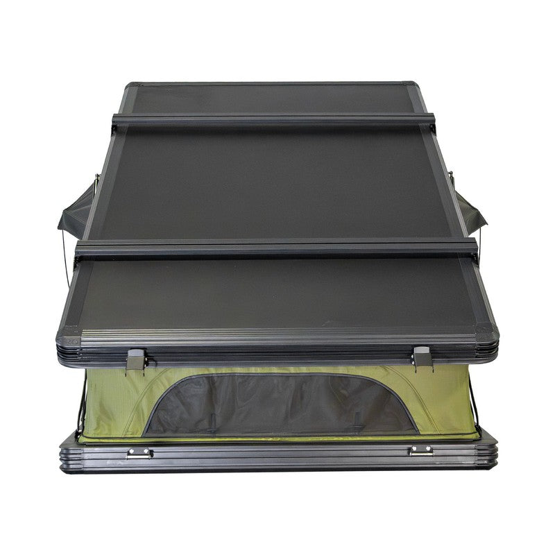 23zero-kabari-xl-wedge-hard-shell-roof-top-tent-open-rear-view-on-white-background