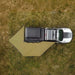 23zero-peregrine-pro-5-arm-270-awning-left-side-open-drone-view-on-vehicle-with-roof-top-tent-in-nature