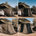 23zero-walkabout-62-2-0-soft-shell-roof-top-tent-annex-open-side-view-on-vehicle-in-nature