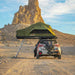 23zero-walkabout-62-2-0-soft-shell-roof-top-tent-open-side-view-on-subaru-crosstrek-in-terrain