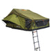 23zero-walkabout-72-2-0-soft-shell-roof-top-tent-open-front-corner-view-with-ladder-on-white-background