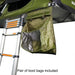 23zero-walkabout-87-2-0-soft-shell-roof-top-tent-open-close-up-view-with-boot-bags-on-white-background