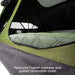 23zero-walkabout-87-2-0-soft-shell-roof-top-tent-open-close-up-view-with-rebound-foam-mattress-on-white-background