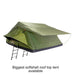 23zero-walkabout-87-2-0-soft-shell-roof-top-tent-open-rear-corner-view-with-ladder-on-white-background