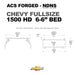 Leitner Active Cargo System - Forged "No Drill" - Chevrolet-Chevrolet-1500 | 2007-2024 | 6-6" Bed | 00-6.6NS-1592-