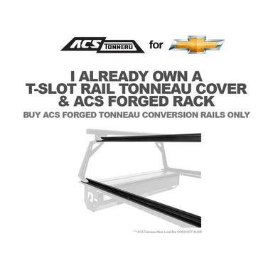 Leitner ACS Forged Tonneau - Rails Only - Chevrolet-