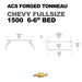 Leitner ACS Forged Tonneau - Rack Only - Chevrolet-Chevrolet-CLASSIC| 1988-2007 | 6-6" Bed | 00-66-FTA-1379-