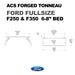 Leitner ACS Forged Tonneau - Rack Only - Ford-