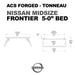 Leitner ACS Forged Tonneau - Rack Only - Nissan-Nissan-FRONTIER | 2022+ | 5-0 BED | 00-50-FTA-1375-