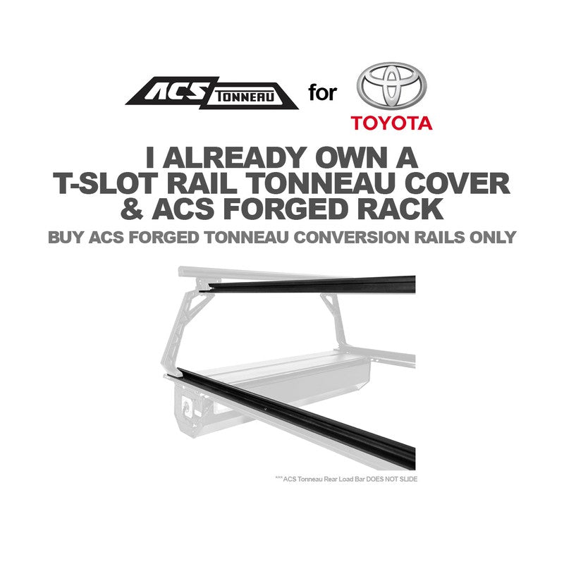 Leitner ACS Forged Tonneau - Rails Only - Toyota-