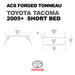 Leitner ACS Forged Tonneau - Rack Only - Toyota-Toyota-Tacoma Double Cab | 2005-2024 | Short Bed - Will NOT Fit w/Trail Special Ed. Bed Storage Boxes | 00-50-FTA-1375-