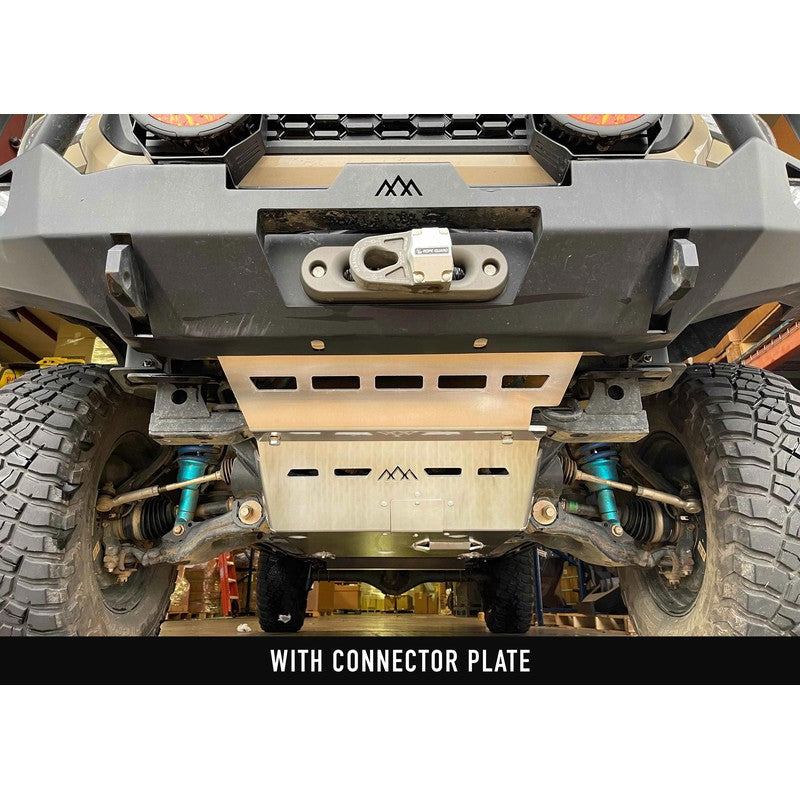 Backwoods Adventure Mods-Backwoods 2005+ Toyota Tacoma Aluminum Connector Skid Plate-