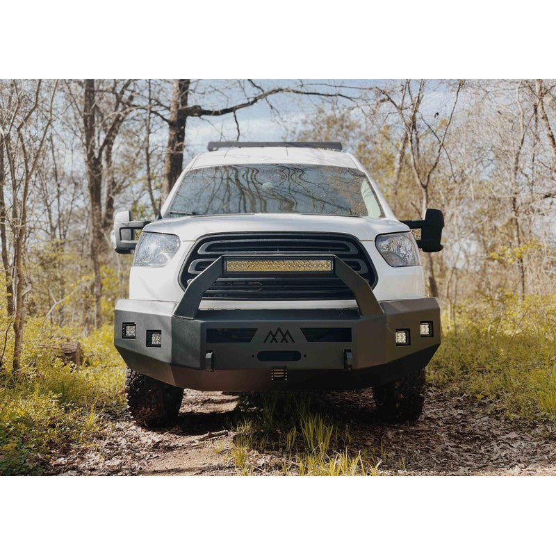 Backwoods Adventure Mods-Backwoods Ford Transit (2015-2019) Front Bumper [Bull Bar]-