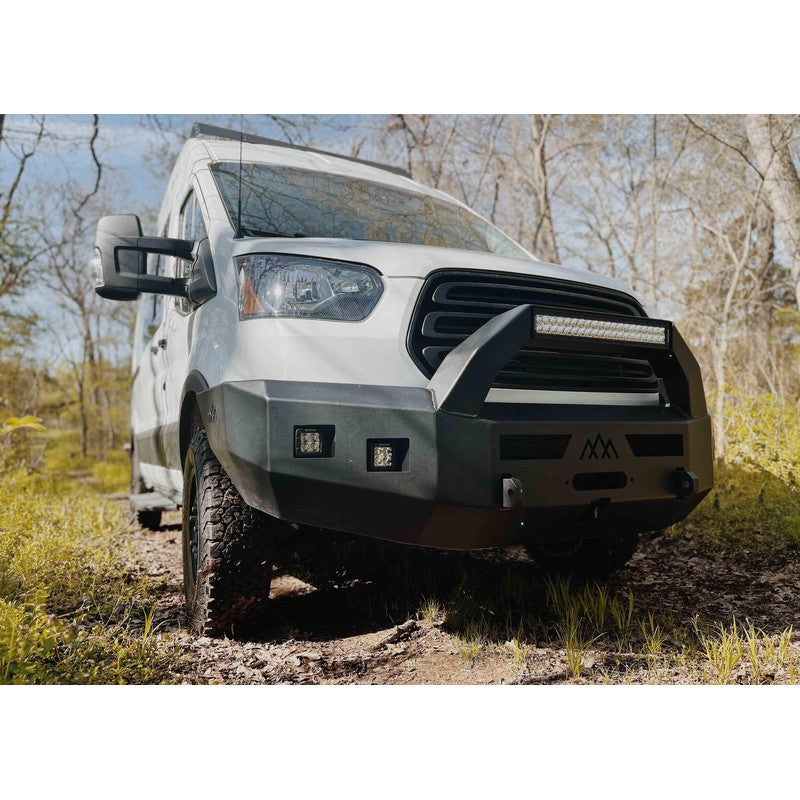 Backwoods Adventure Mods-Backwoods Ford Transit (2015-2019) Front Bumper [Bull Bar]-