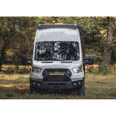 Backwoods Adventure Mods-Backwoods Ford Transit (2020+) Front Bumper [Bull Bar]-