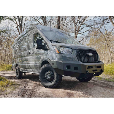 Backwoods Adventure Mods-Backwoods Ford Transit (2020+) Front Bumper [No Bull Bar]-