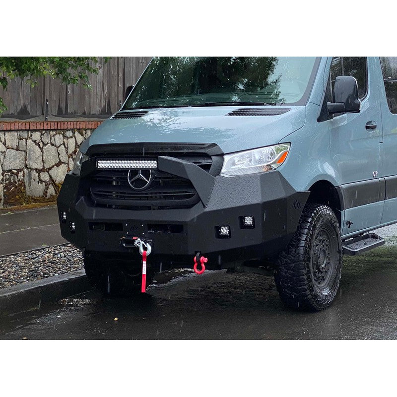 Backwoods Adventure Mods-Backwoods Mercedes Sprinter (2019+) Front Bumper [Bull Bar]-