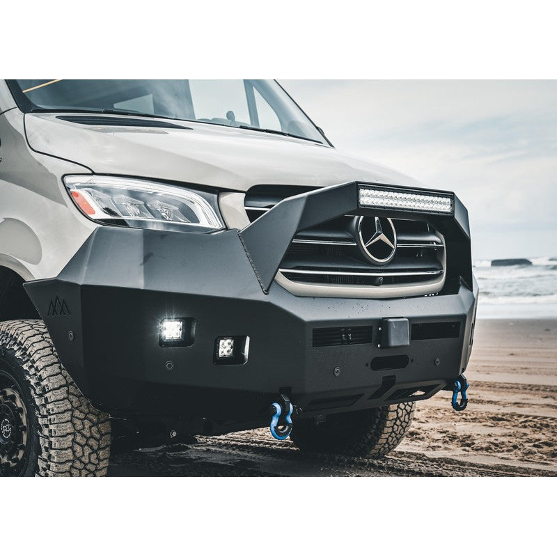 Backwoods Adventure Mods-Backwoods Mercedes Sprinter (2019+) Front Bumper [Bull Bar]-