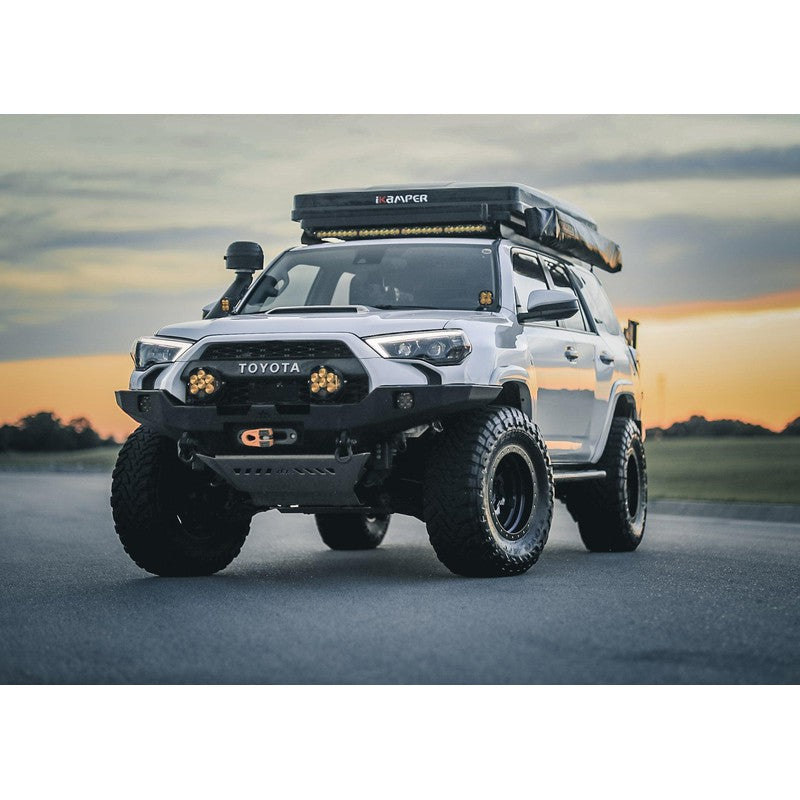 Backwoods Adventure Mods-Backwoods Toyota 4Runner 5th Gen (2014-2022) Hi-Lite Overland Front Bumper [No Bull Bar]-