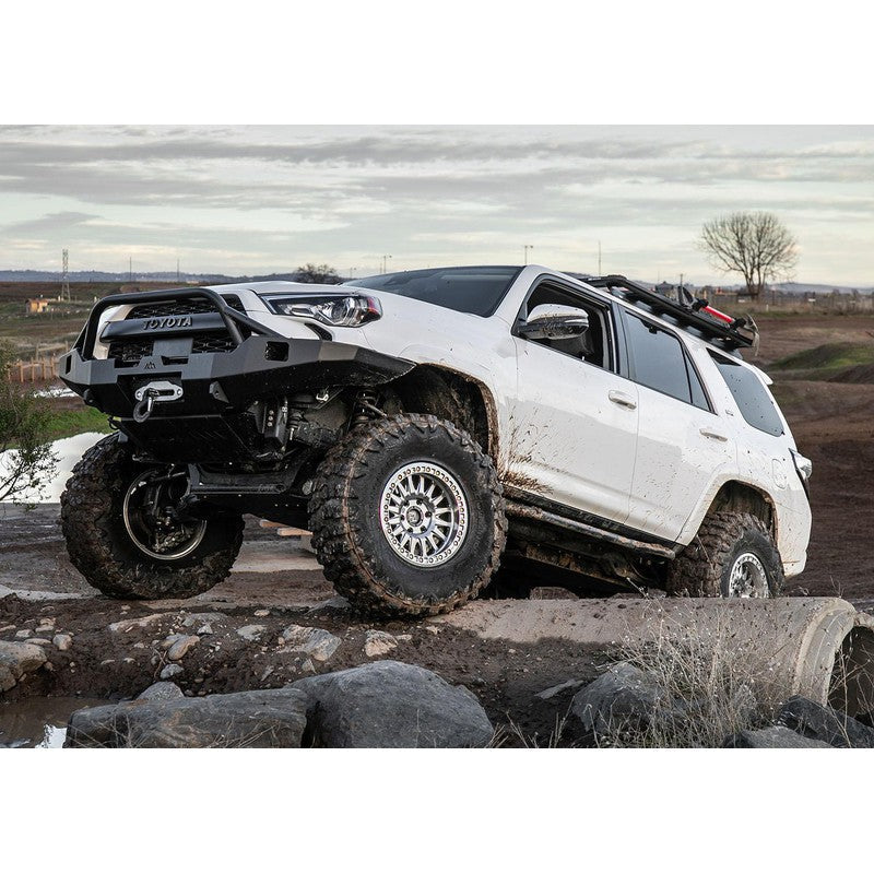 Backwoods Adventure Mods-Backwoods Toyota 4Runner 5th Gen (2014-2023) Hi-Lite Overland Front Bumper [PreRunner Bull Bar]-