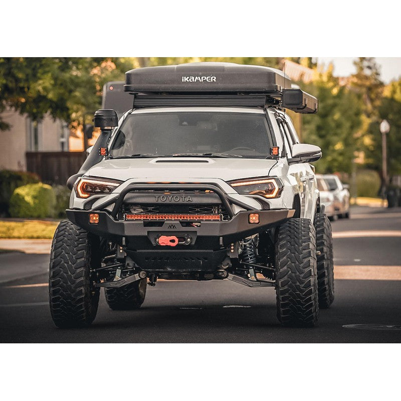 Backwoods Adventure Mods-Backwoods Toyota 4Runner 5th Gen (2014-2023) Hi-Lite Overland Front Bumper [PreRunner Bull Bar]-