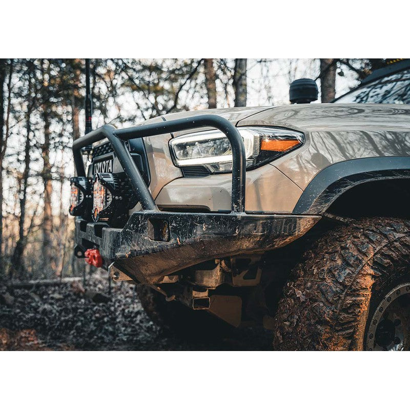 Backwoods Adventure Mods-Backwoods Toyota Tacoma 3rd Gen (2016+) Hi-Lite Overland Front Bumper [Bull Bar]-