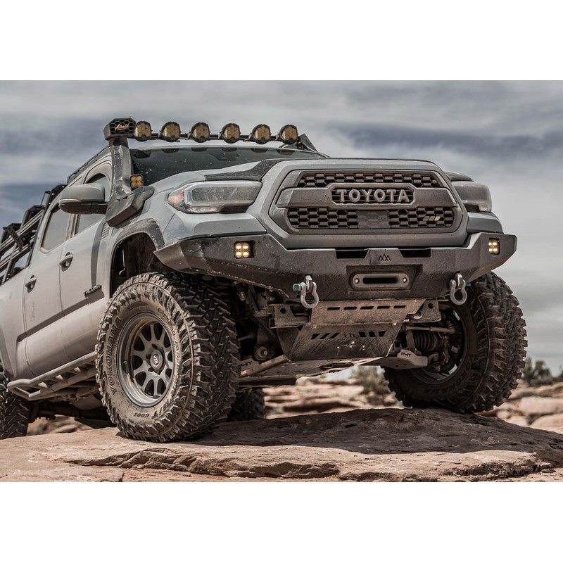 Backwoods Adventure Mods-Backwoods Toyota Tacoma 3rd Gen (2016+) Hi-Lite Overland Front Bumper [No Bull Bar]-