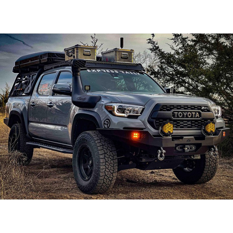 Backwoods Adventure Mods-Backwoods Toyota Tacoma 3rd Gen (2016+) Hi-Lite Overland Front Bumper [No Bull Bar]-