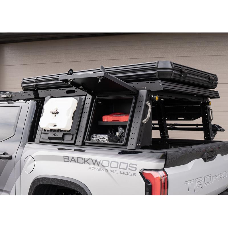 Backwoods Aluminum Bed Rack Storage Box - Toyota Tundra-7