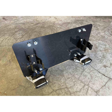 Backwoods Flip Up License Plate Holder - Roller Fairlead-1