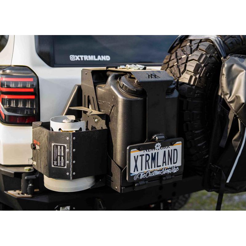 Backwoods Jerry's Can Holder - Dual Universal Jerry Can Carrier-11