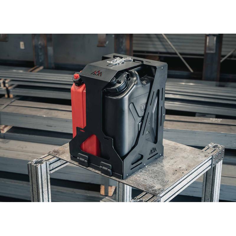 Backwoods Jerry's Can Holder - Dual Universal Jerry Can Carrier-5