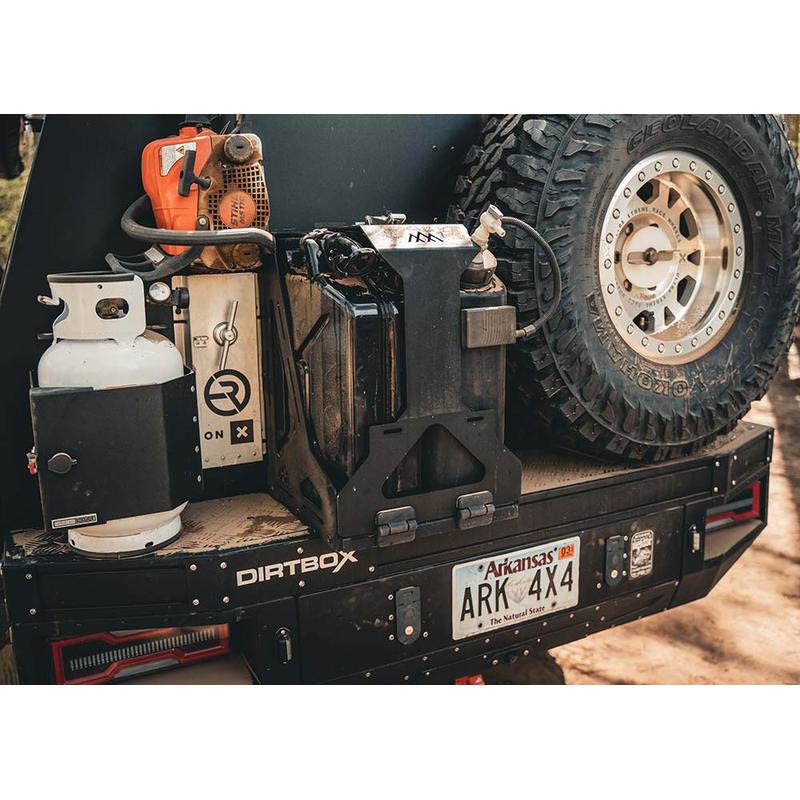 Backwoods Jerry's Can Holder - Dual Universal Jerry Can Carrier-9