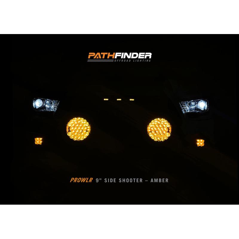 Backwoods PROWLR 9" LED Driving Light [TRUE AMBER]-9