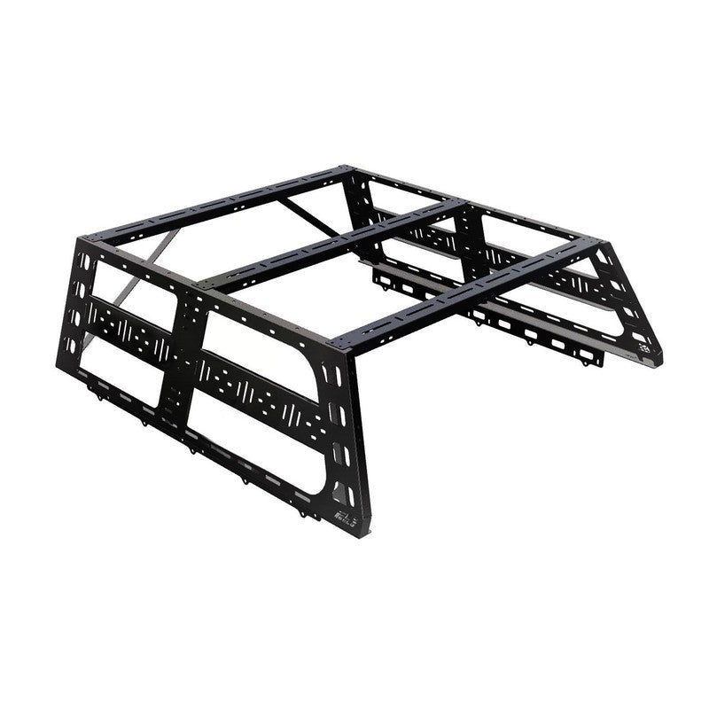 CBI Chevy Colorado Sheet Metal Style Bed Rack | Short Bed Cab Height-Bare Metal-