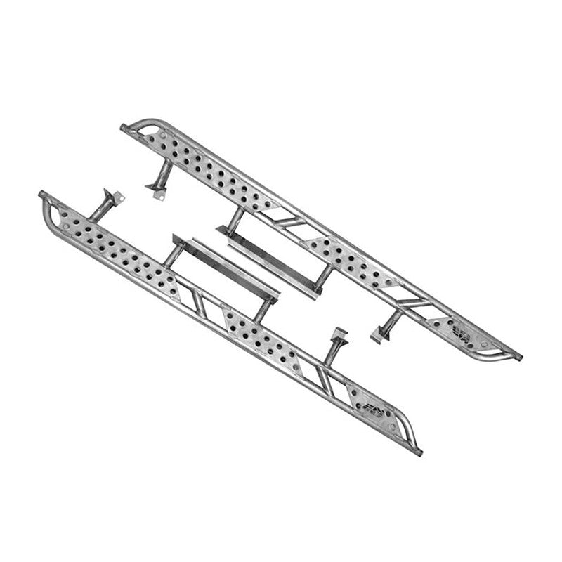 CBI Toyota Tundra Overland Rock Sliders | 2007-2021-Bare Metal-