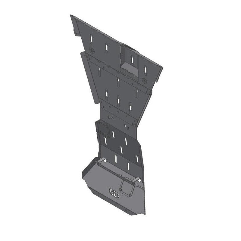 CBI Toyota Tundra Rear Overland Skid Plates | 2014-2020-Bare Metal-