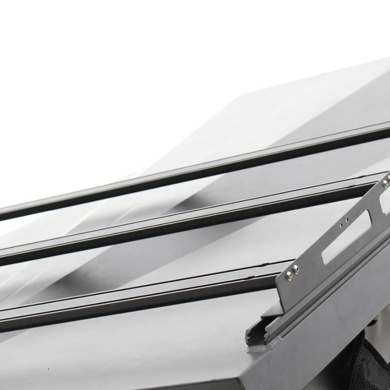 eezi-awn-blade-40th-edition-hard-shell-roof-top-tent-open-front-corner-view-of-k9-roof-rack