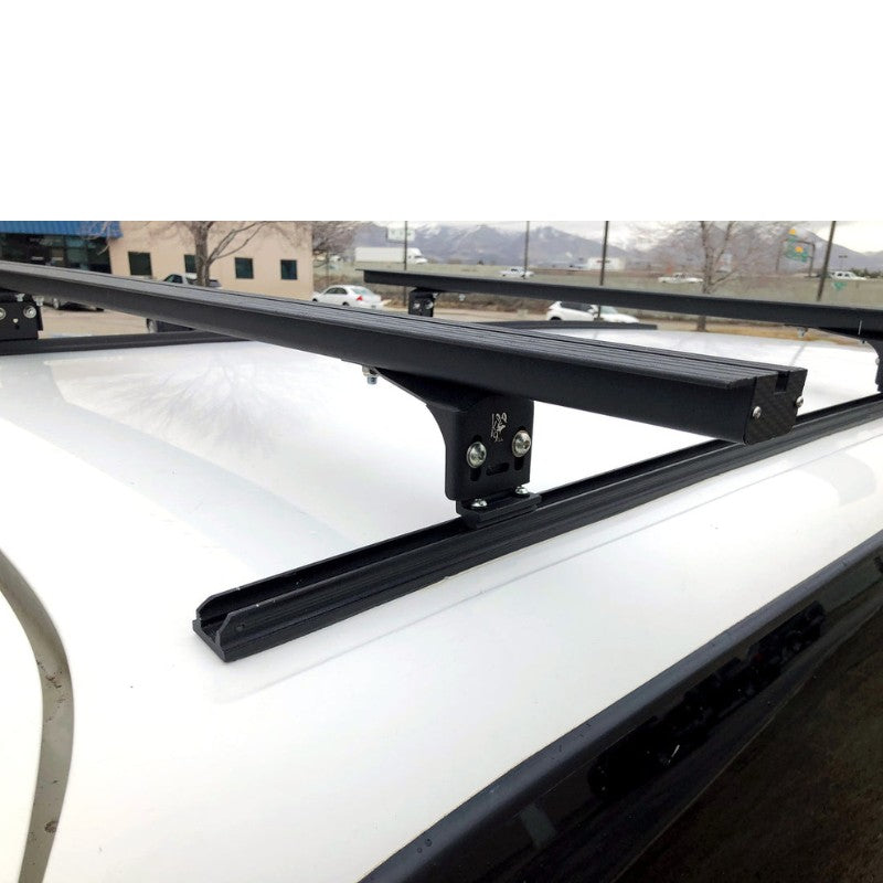 eezi-awn-k9-load-bar-kit-for-toyota-4runner-3rd-gen-close-up-view-with-load-bar-legs-on-parking-area