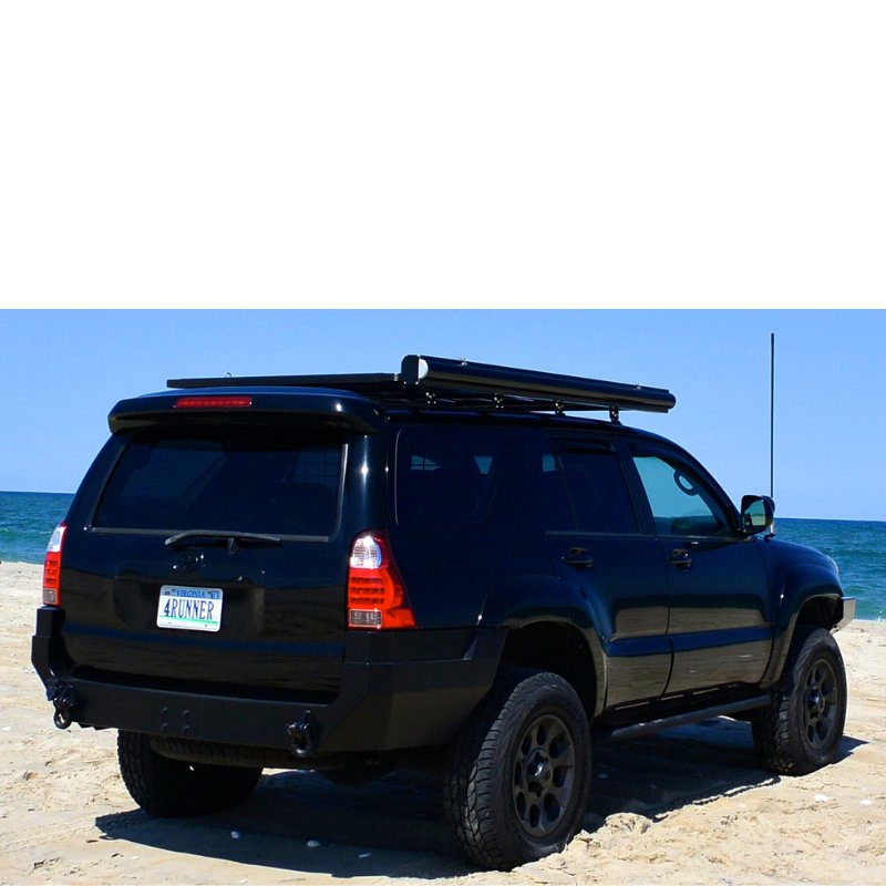 eezi-awn-k9-roof-rack-for-toyota-4runner-4th-gen-rear-corner-view-at-the-beach