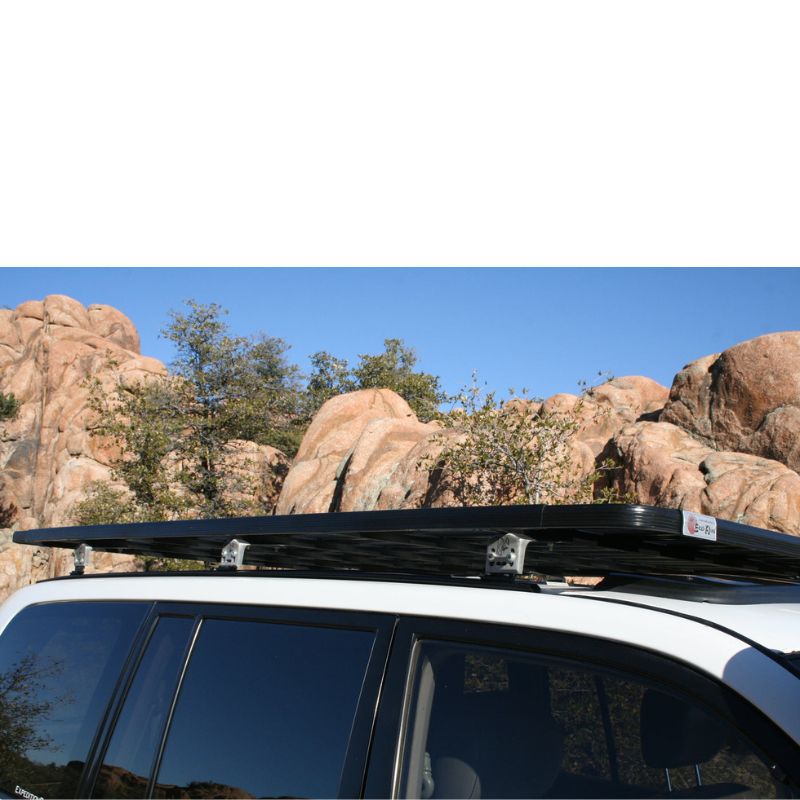 eezi-awn-k9-roof-rack-for-toyota-land-cruiser-100-series-side-view-in-nature